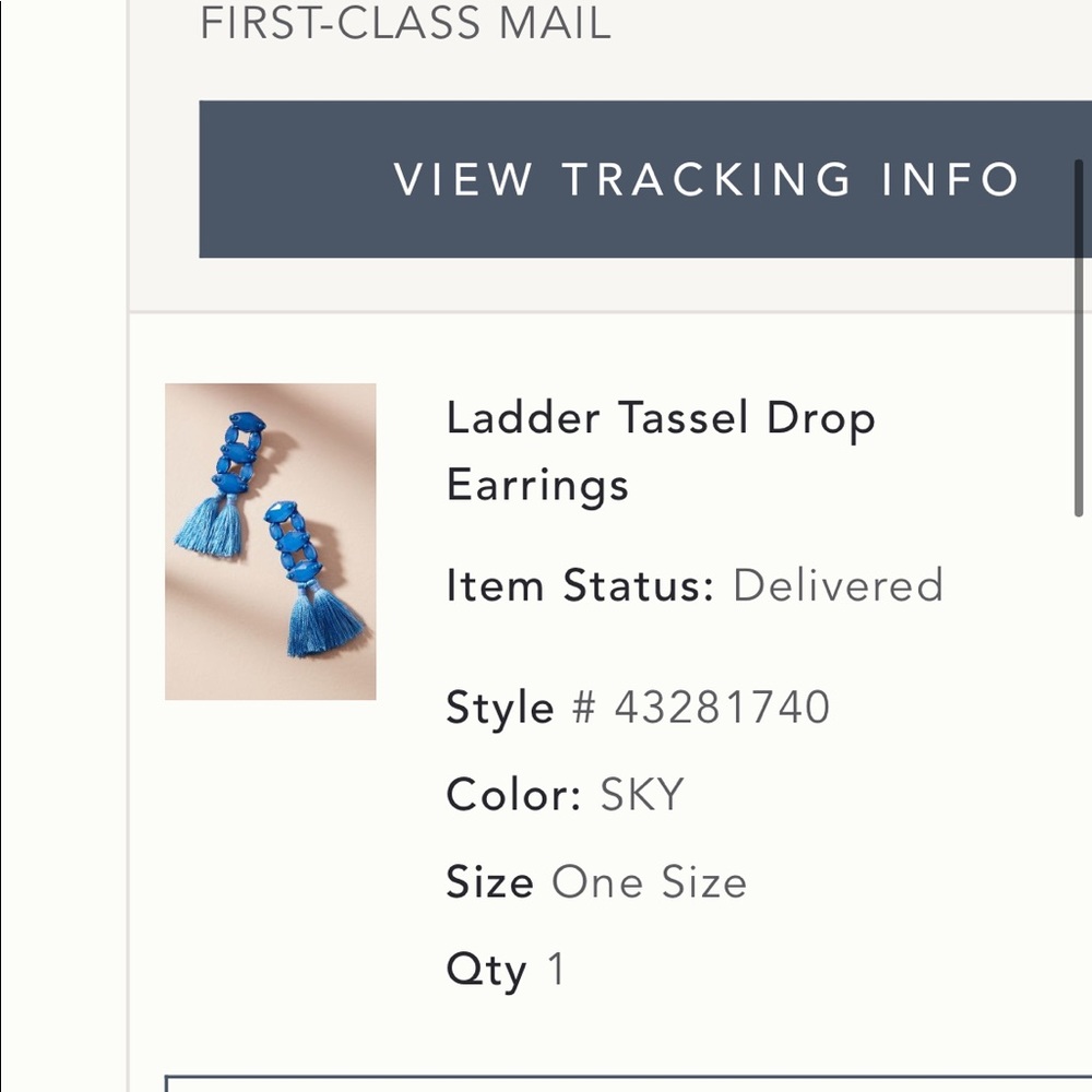 Ladder tassel drop earrings